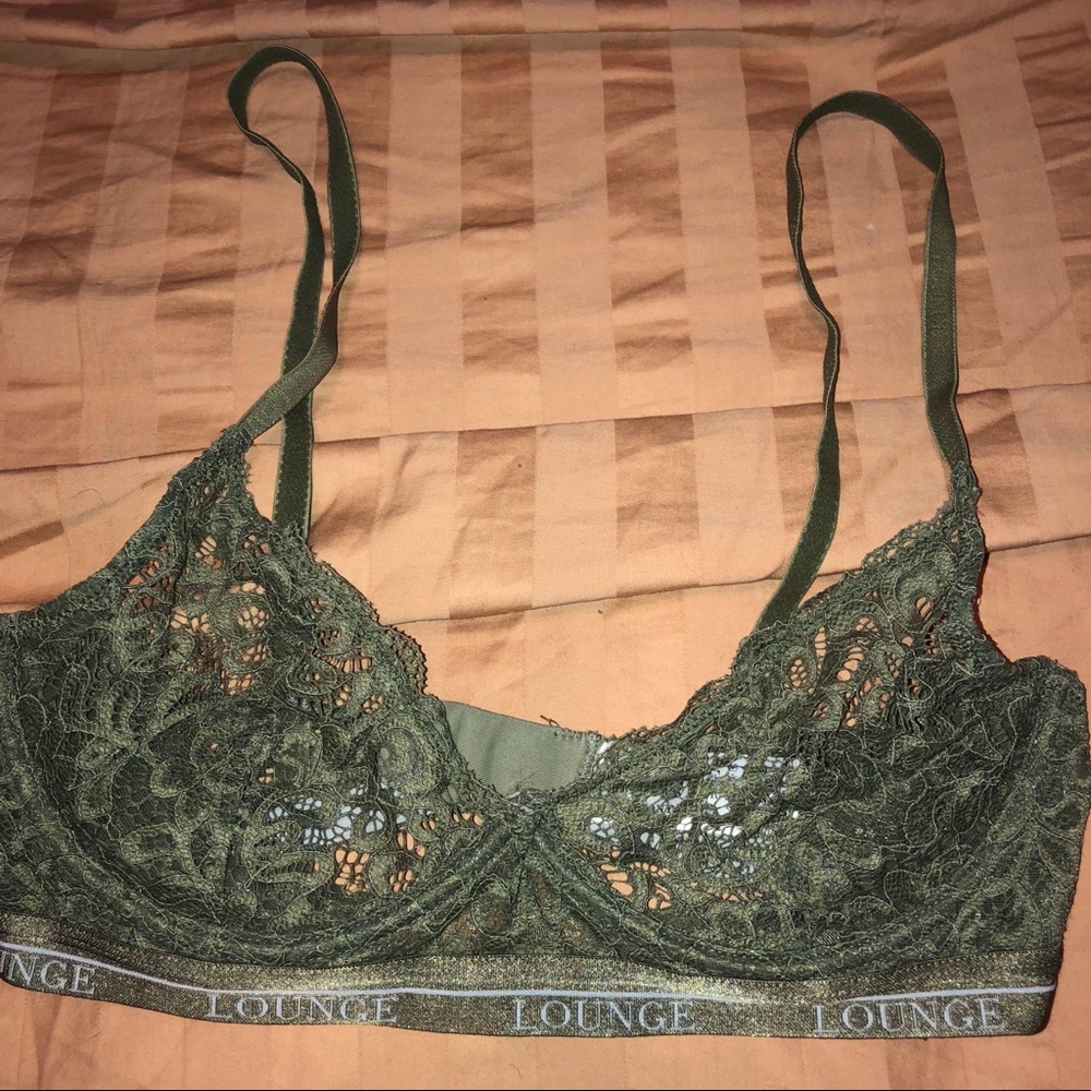 Lounge Underwear, Khaki Balcony Bra